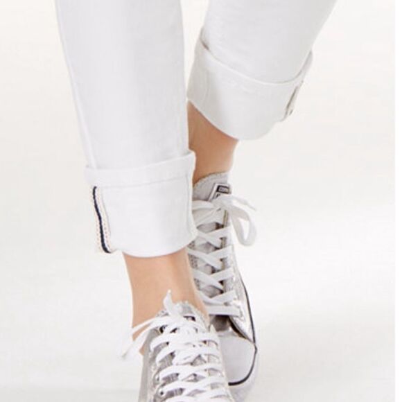 INDIGO REIN Patch Skinny Ankle White Jean.Size 11 - Picture 3 of 16